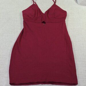 Joe & Elle Maroon Body Con Dress
